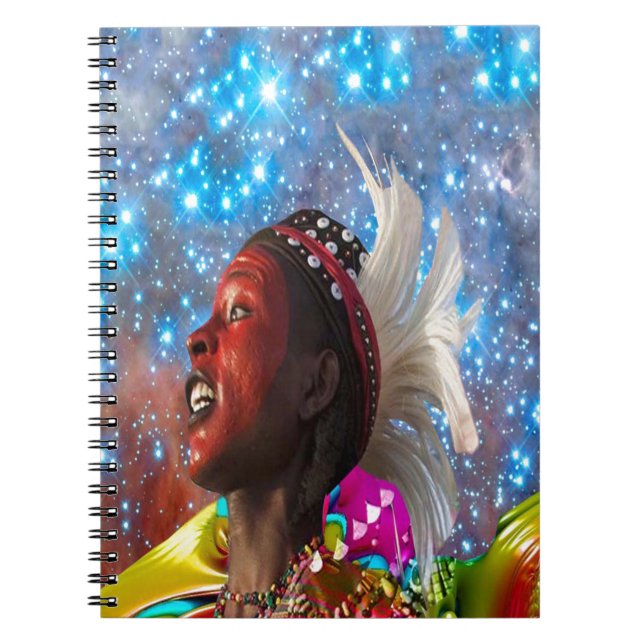 African Star Dreamer Notizblock (Vorderseite)