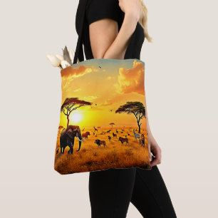 African Sunset Safari Majestät Design