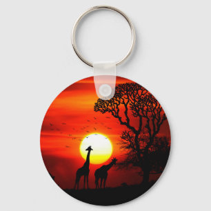 African Sunset Schlüsselanhänger