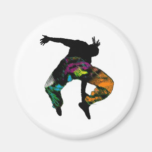 African Tribal Dance Magnet