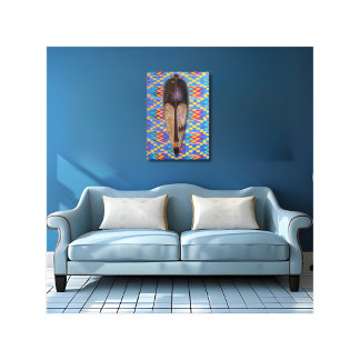 African Tribal Mask Canvas Print Leinwanddruck