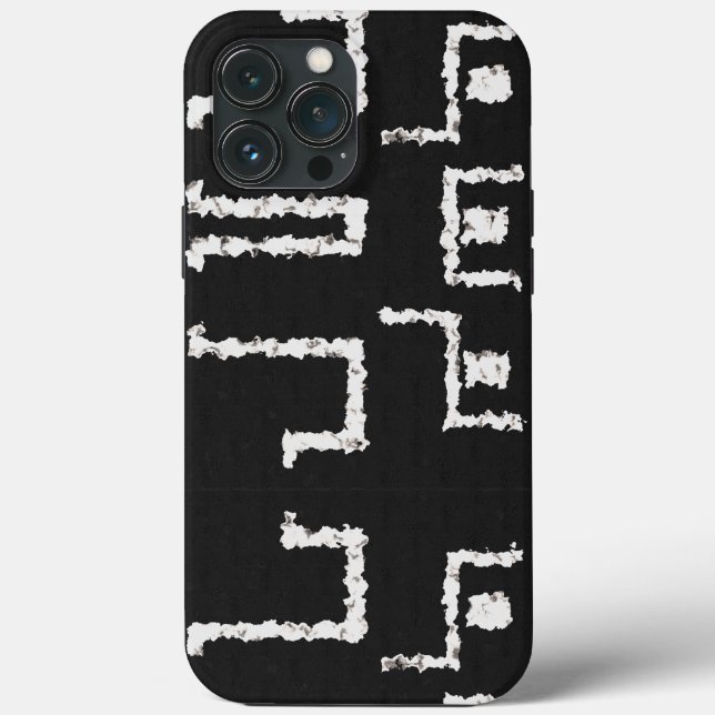 African Tribal Mudcloth Case-Mate iPhone Hülle (Rückseite)