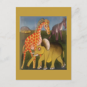 African Trio Art Print Postkarte