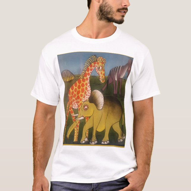 African Trio Art Print T-Shirt (Vorderseite)