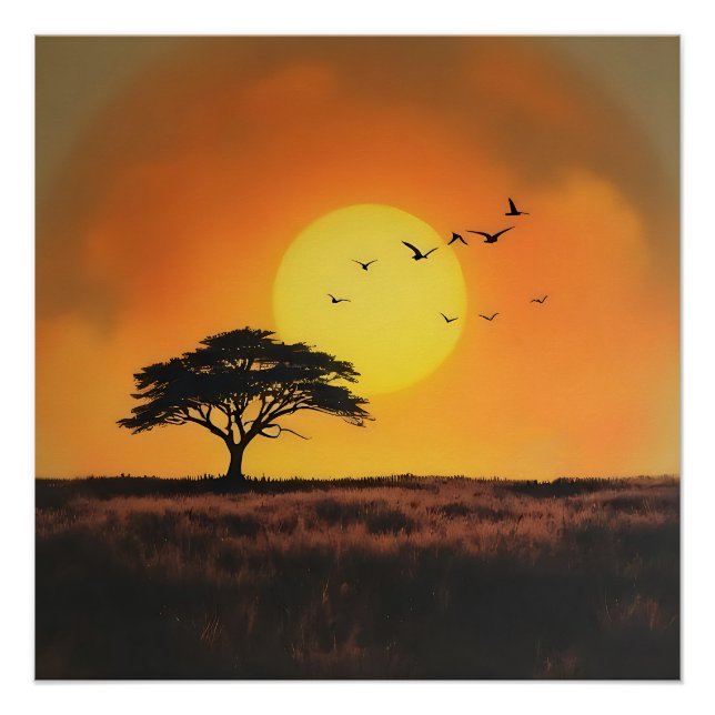 African Twilight Poster (Vorderseite)