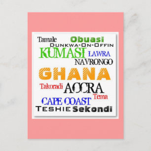 African_Urban Custom Postkarte