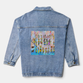 African Village Jeansjacke