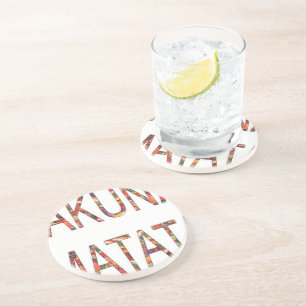 African Vintage Colors Hakuna Matata.jpg Getränkeuntersetzer