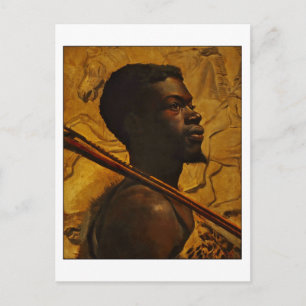African Warrior von Boyd Fine Art Postkarte