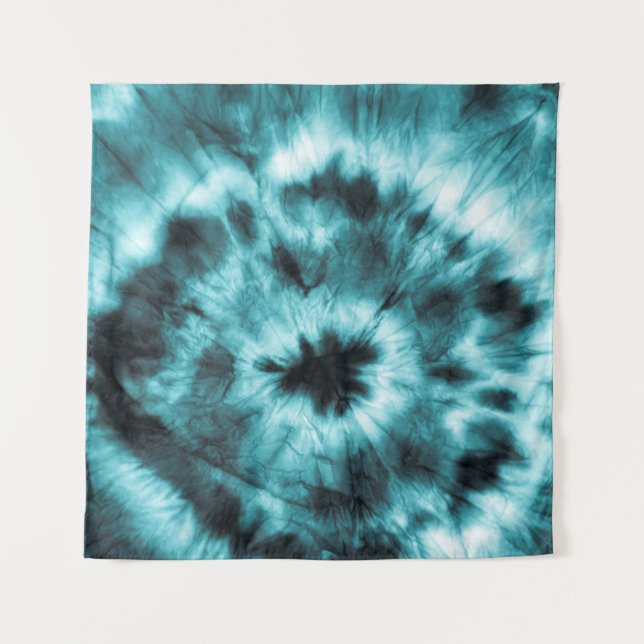 African Watercolor Pattern. Raster Illustration Wandteppich (Vorderseite)