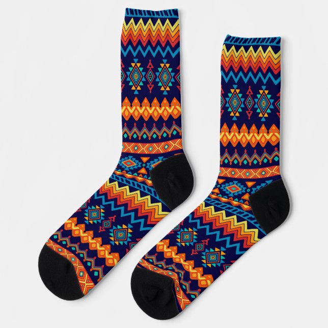 African Wax Print Africa Kente Afri Ankara Socks Socken (Linkes Detail)