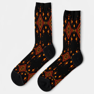 African Wax Print Africa United Afri Power Socks Socken