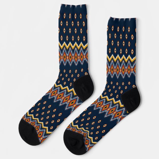 African Wax Print Africa United Afri Power Socks Socken (Linkes Detail)