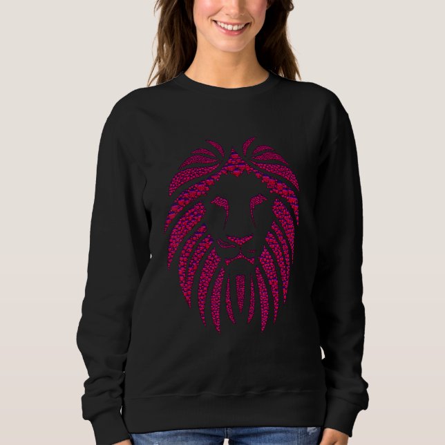 African wild cats Big Cats leopard and lion big ca Sweatshirt (Vorderseite)