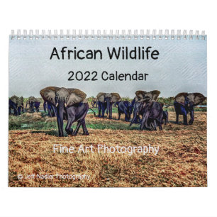 African Wildlife 2022 Calendar Kalender