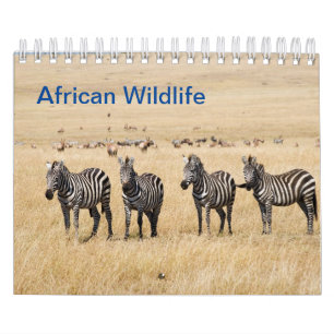 African Wildlife Wall Calendar Kalender