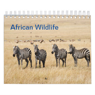 African Wildlife Wall Calendar Kalender