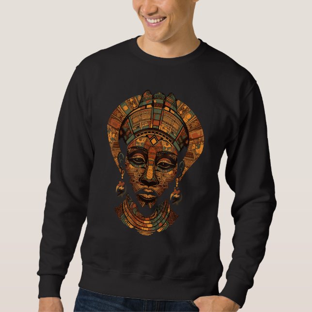 African with pan africanism symbolism sweatshirt (Vorderseite)