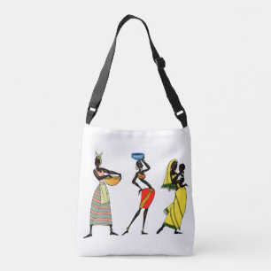 African Women Print Totasche Tragetaschen Mit Langen Trägern