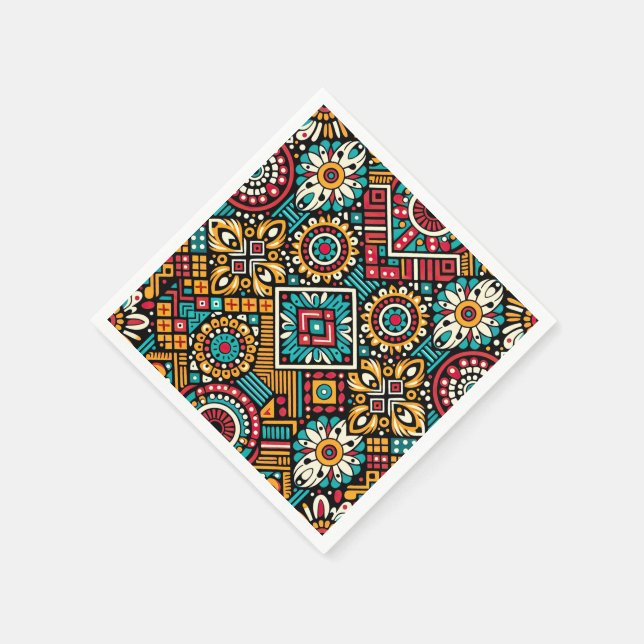 Africana Vibrance Essence Serviette (Ecke)