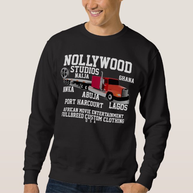 Africankoko Gewohnheit Nollywood Sweatshirt (Vorderseite)