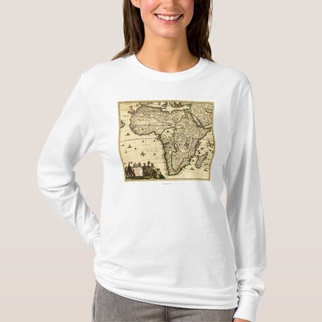 AfricaPanoramic MapAfrica T-Shirt (Vorderseite)