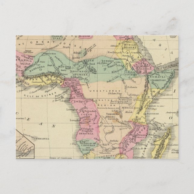 Afrika 13 postkarte (Vorderseite)