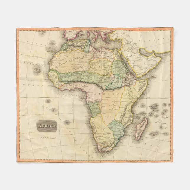 Afrika 23 fleecedecke (Vorderseite (Horizontal))