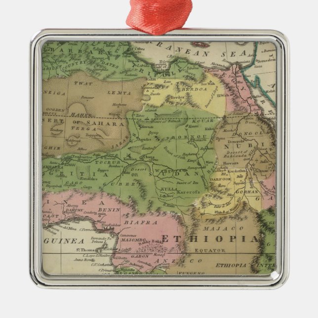 Afrika 2 silbernes ornament (Vorne)