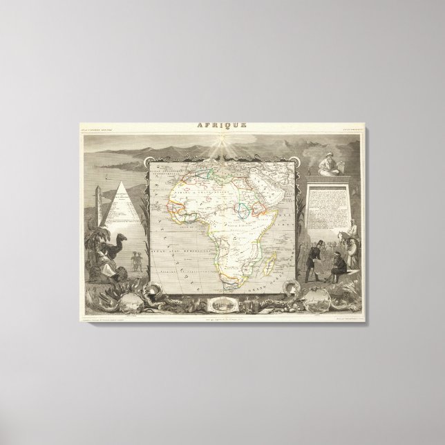 Afrika 34 leinwanddruck (Vorderseite)