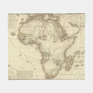 Afrika 3 fleecedecke
