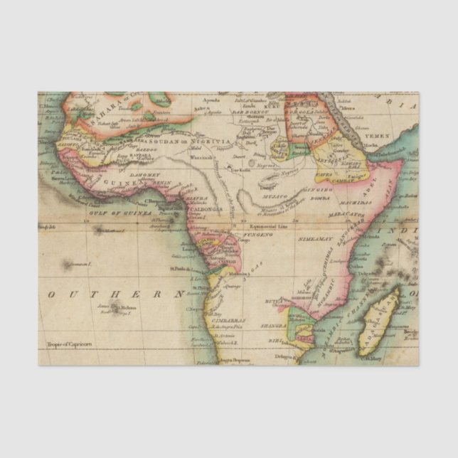 Afrika 43 seidenpapier (Vorderseite)