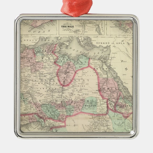 Afrika 47 ornament aus metall (Vorne)