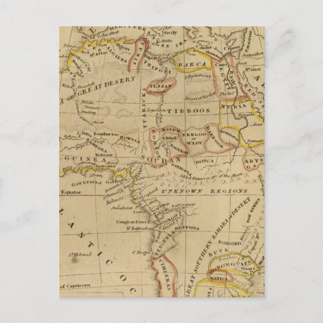 Afrika 4 postkarte (Vorderseite)