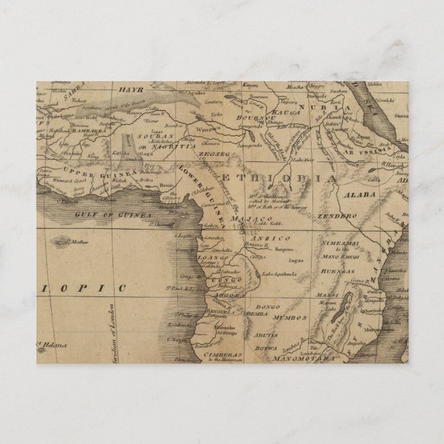 Afrika 50 postkarte (Vorderseite)