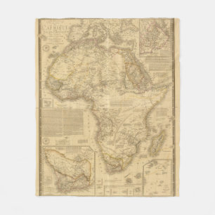 Afrika 5 fleecedecke