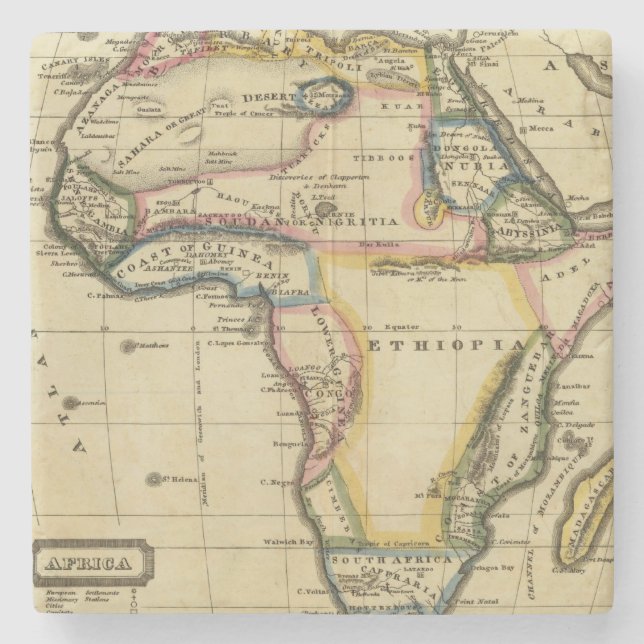 Afrika 7 steinuntersetzer (Vorderseite)