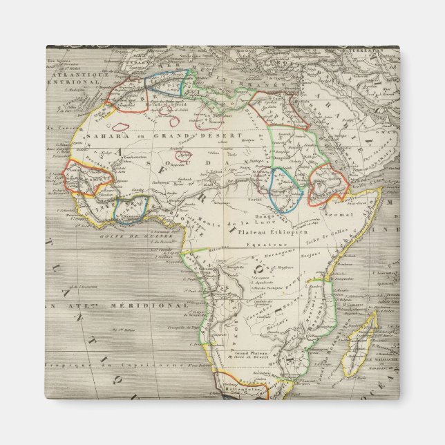 Afrika 8 magnet (Vorne)