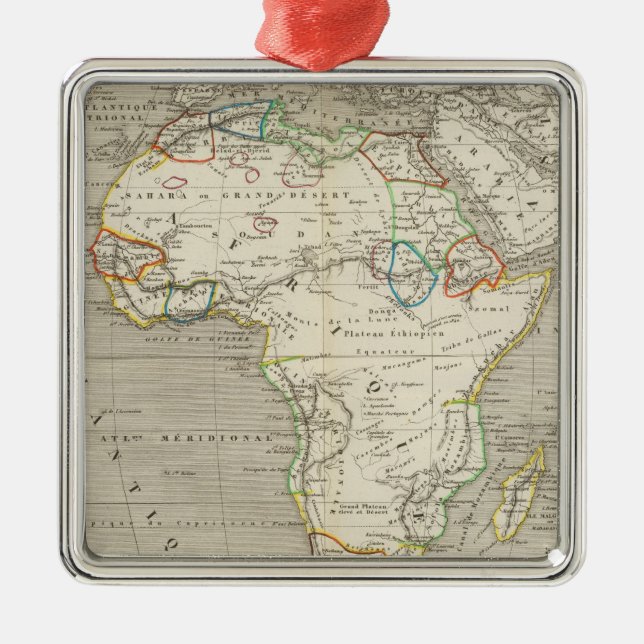Afrika 8 ornament aus metall (Vorne)
