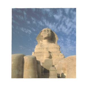 Afrika, Ägypten, Kairo, Gizeh-Plateau. Sphinx Notizblock