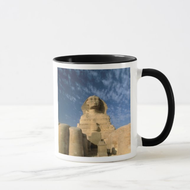 Afrika, Ägypten, Kairo, Gizeh-Plateau. Sphinx Tasse (Rechts)