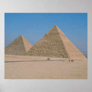 Afrika - Ägypten - Kairo - Große Pyramiden von G Poster