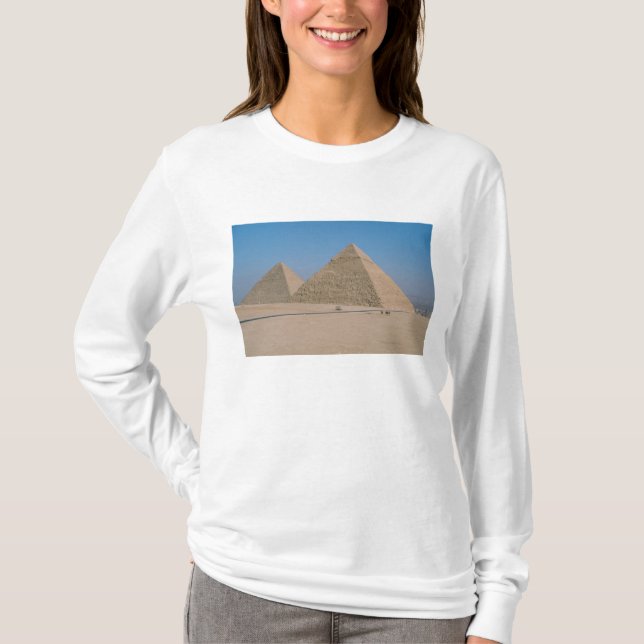 Afrika - Ägypten - Kairo - Große Pyramiden von Giz T-Shirt (Vorderseite)