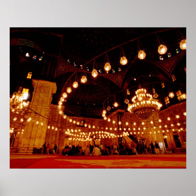 Afrika, Ägypten, Kairo, Muhammad Ali Moschee, Poster (Vorne)