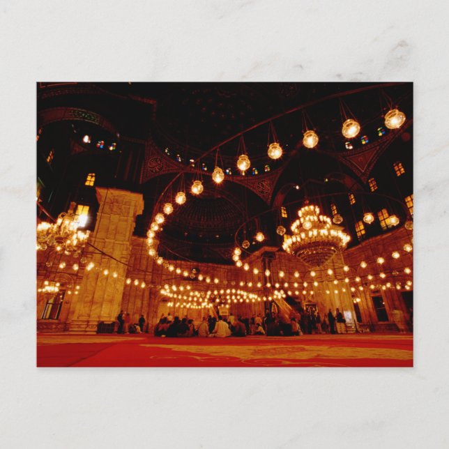 Afrika, Ägypten, Kairo, Muhammad Ali Moschee, Postkarte (Vorderseite)
