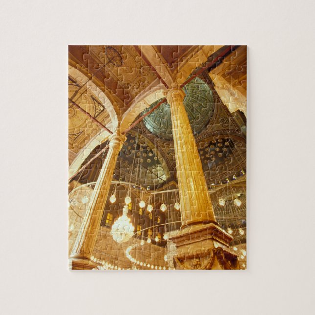 AFRIKA, Ägypten, Kairo, Muhammad-Ali-Moschee Puzzle (Vertikal)
