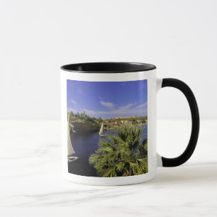 Afrika, Ägypten, Oberägypten, Assuan. Feluccas 2 Tasse