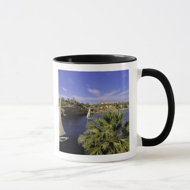 Afrika, Ägypten, oberes Ägypten, Assuan. Feluccas Tasse (Rechts)