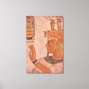 Afrika, Ägypten, Tal der Könige. Grabmauer Leinwanddruck