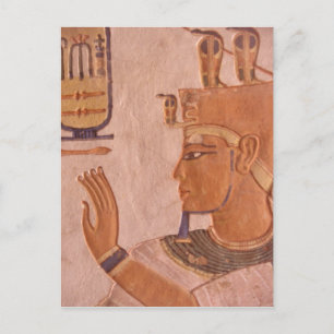 Afrika, Ägypten, Tal der Könige. Grabmauer Postkarte
